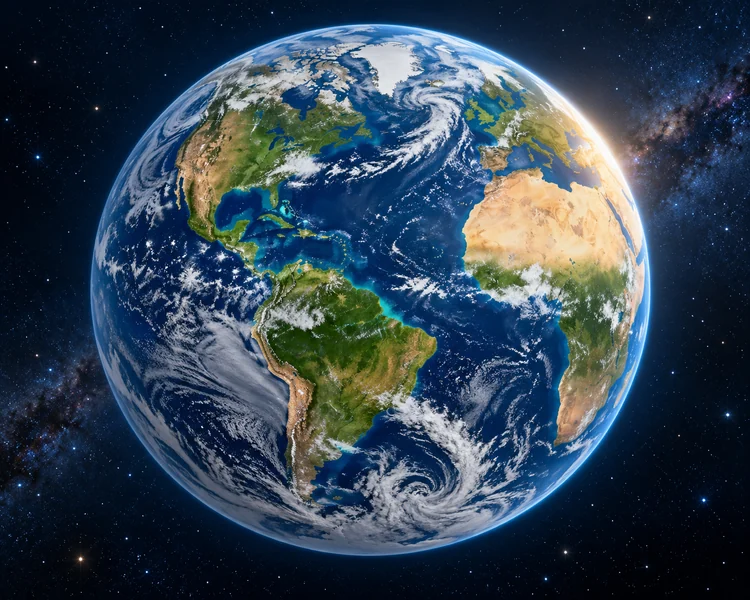 Illustration de la planète Terre